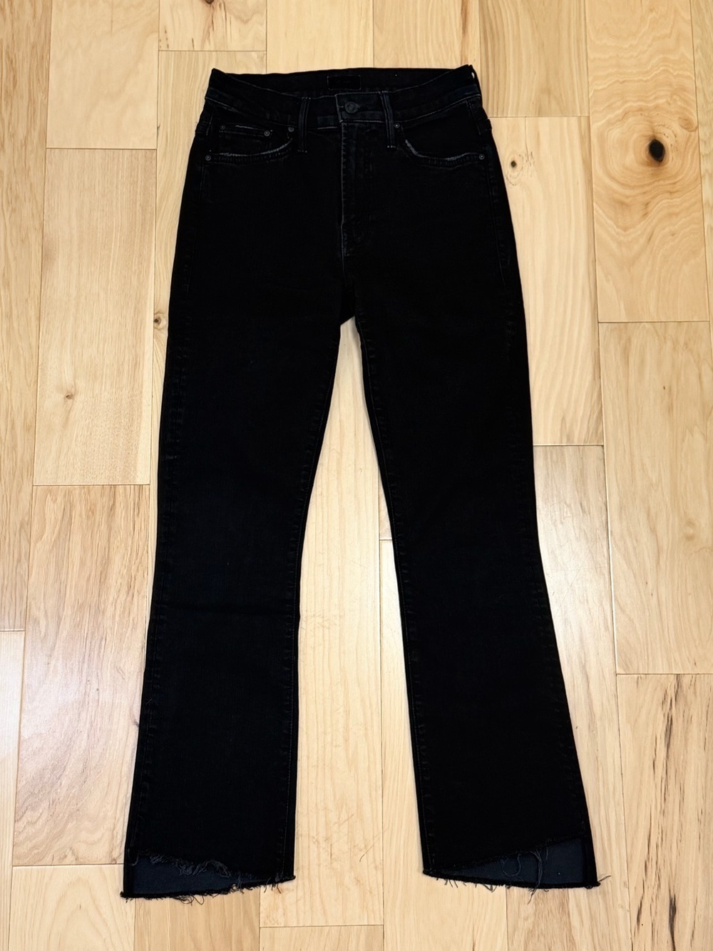 Mother Women’s Insider Crop Step Fray Denim Jeans in Not Guilty